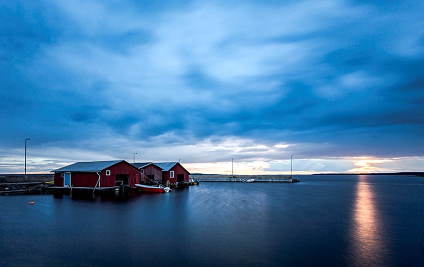 Hamnen i Storön. Foto: Sven Nordlund