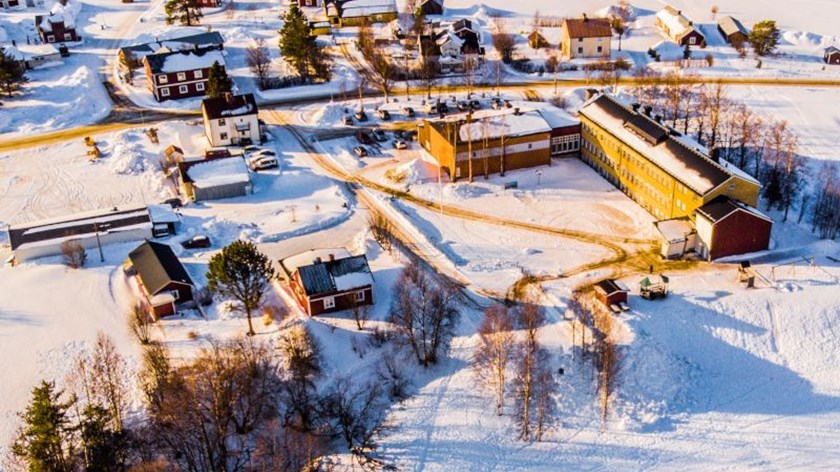 Sangis skola och förskola. Foto: Oliver Åström.