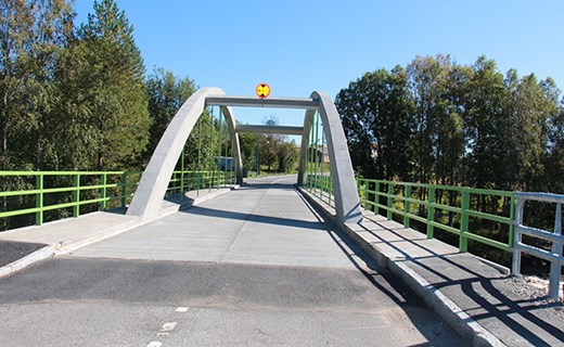 Nya bron i Töre.