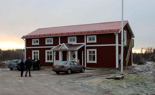 Ytterbyns hembygdsgård vid invigningen, i november 2014. Foto: Viktor Nilsson.