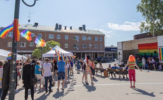 Kalix Pride 2019. Foto: Linnea Isaksson.