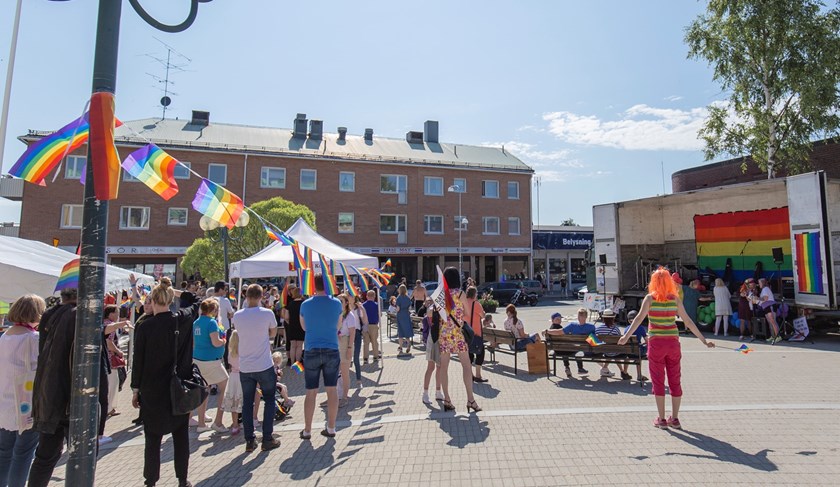 Kalix Pride 2019. Foto: Linnea Isaksson.