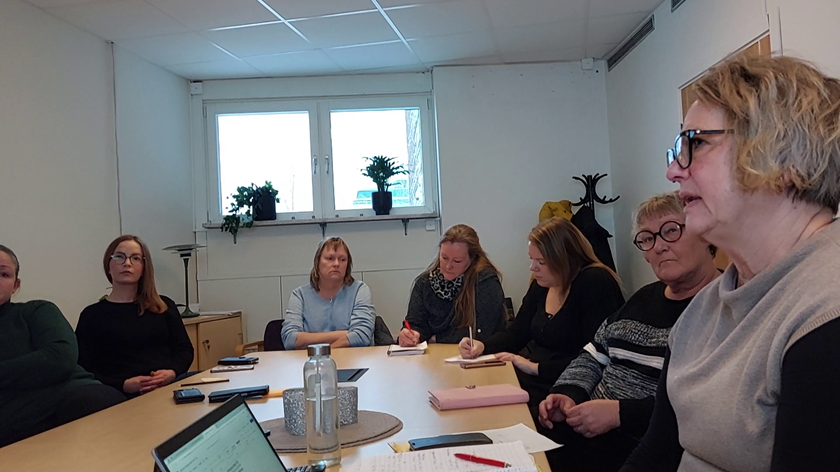 Arbetsgruppen för Säbo 2025, leds av Marianne Strömbäck.