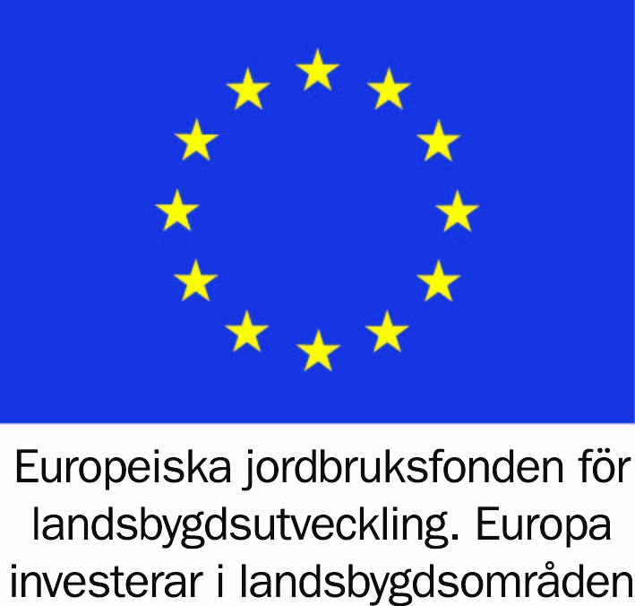 EU-flagga - Europeiska jordbruksfonden för jordbruksutveckling.