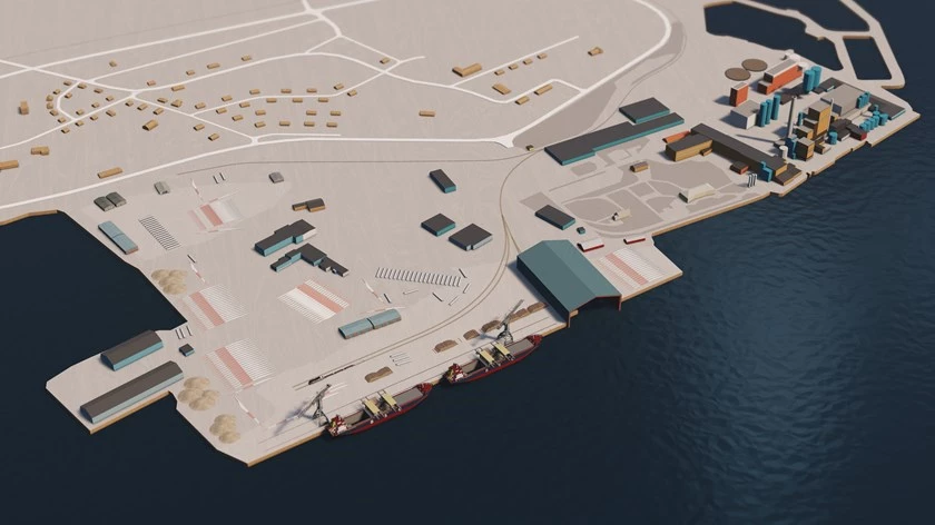 Visionsbild för Kalix Hamn
