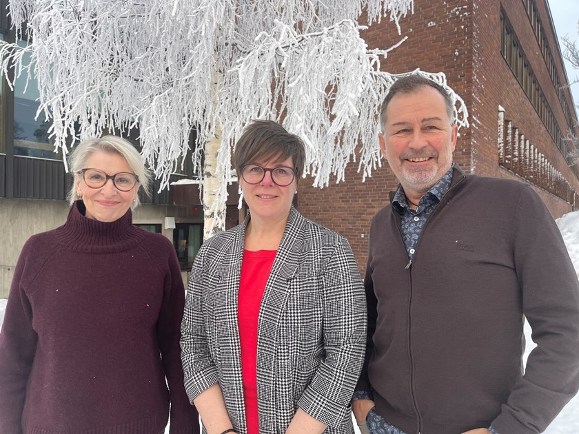 Birgitta Johansson (Kalixföretagarna), Sofia Palo (Kalix Kommun) och projektledare Jan Kemi (ABF Norr) utgör en del av projektets styrgrupp..