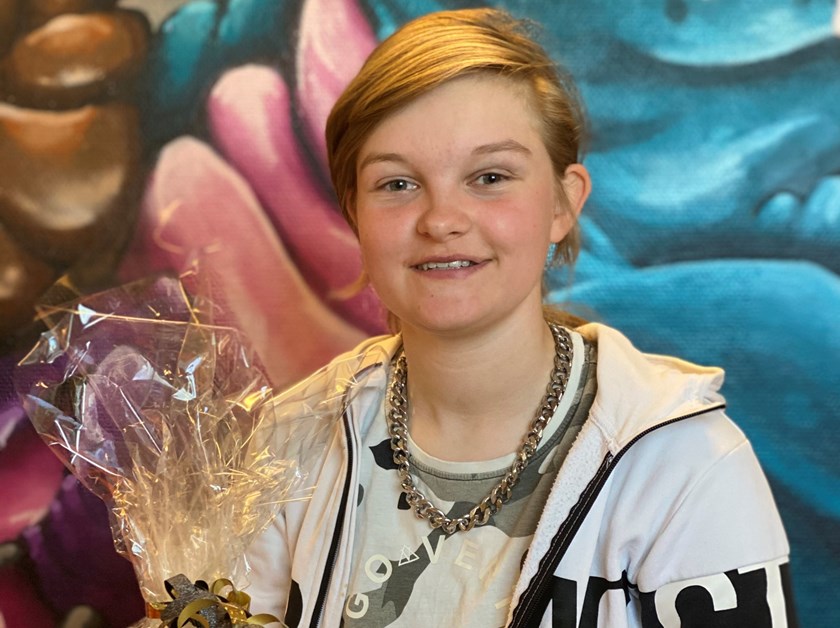 Elsa Mörsare, vinnare av skrivartävlingen 2021.