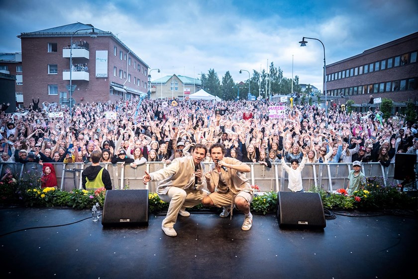 Marcus och Martinus gästade Kalix Sommarkalas 2024