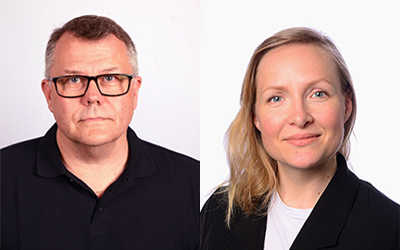 Jonas Holgersson och Alexandra Bankander