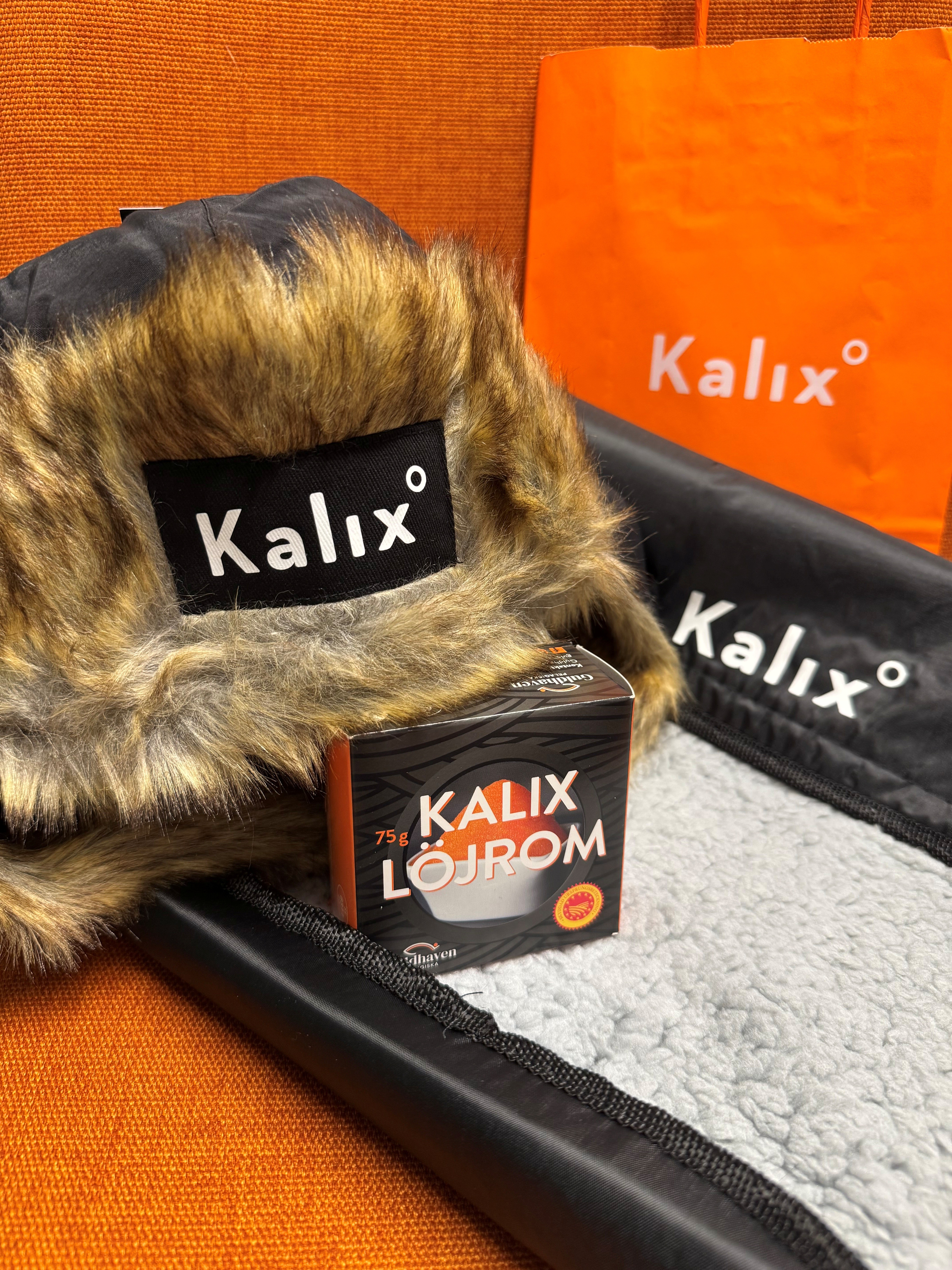 Profilprodukter med Kalixmotiv