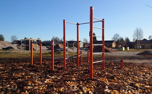 Utegym i Nystadsparken.