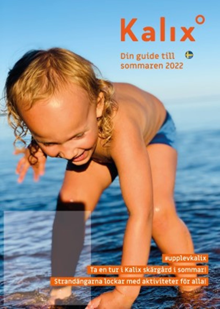 Omslag till broschyren "Kalix - Din guide till sommaren 2022.