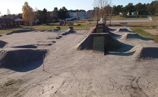 BMX-bana i Nystadsparken.