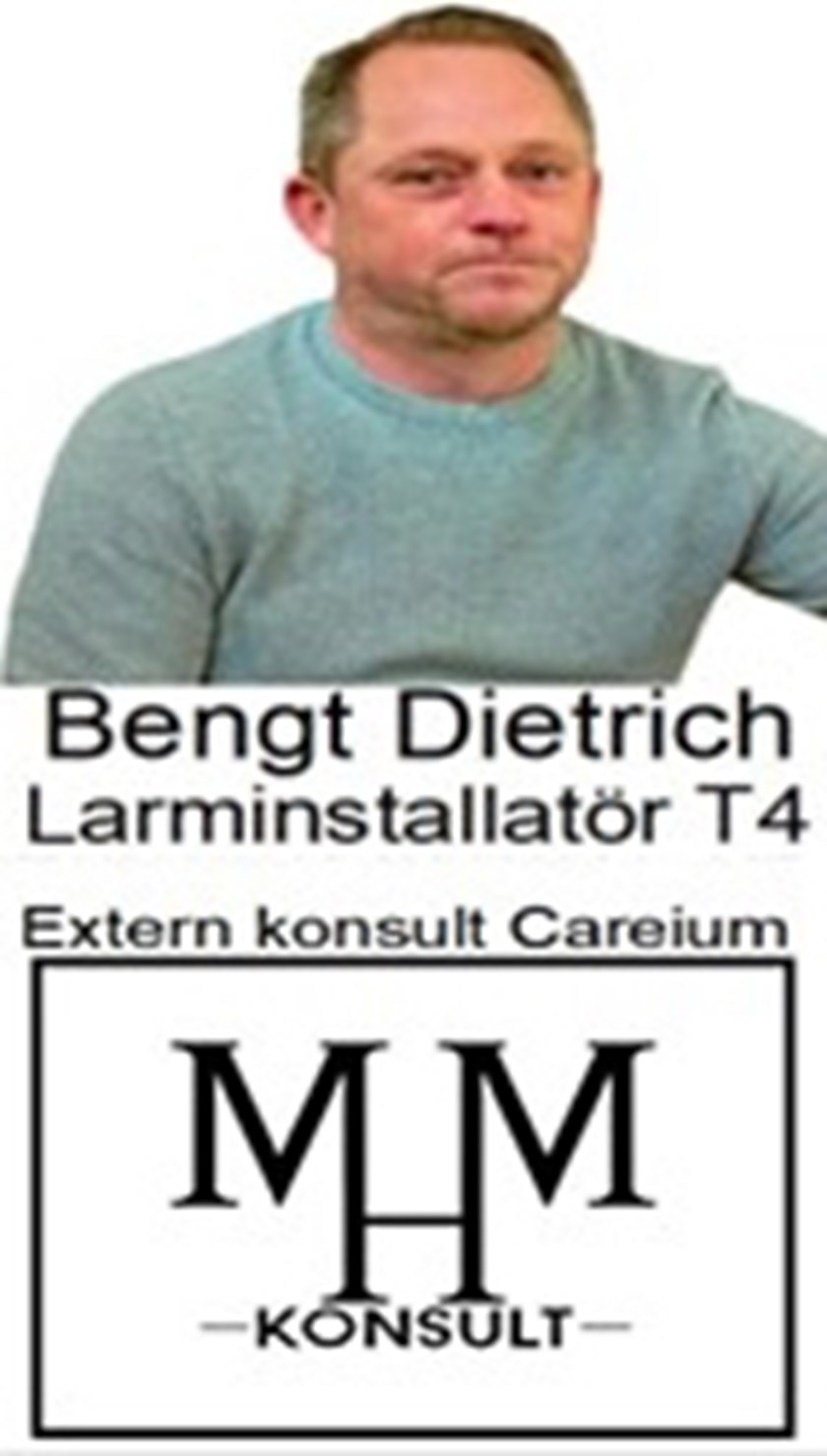 Bengt Dietrich, Larminstallatör T4.