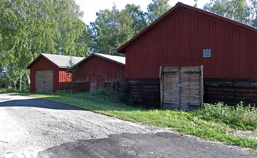 Sjöbodar i Båtskärsnäs. Foto: Viktor Nilsson.