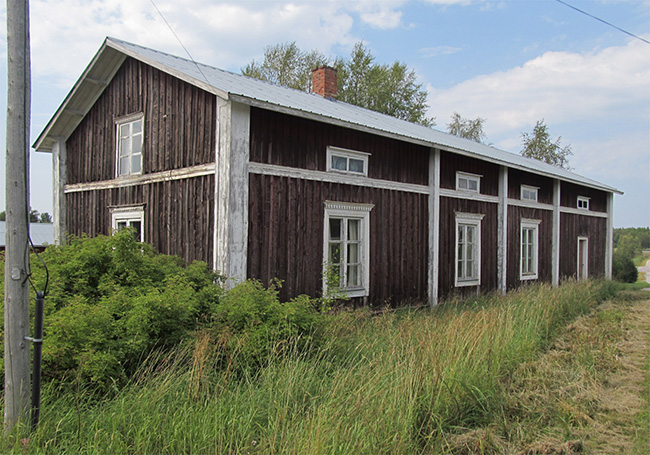 Gammalt hus i Ytterbyn. Foto: Viktor Nilsson.