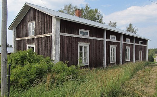 Gammalt hus i Ytterbyn. Foto: Viktor Nilsson.