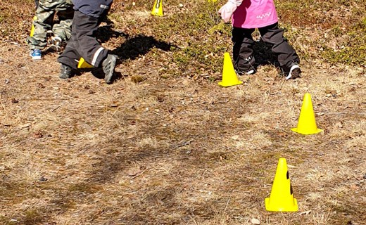 Förskolans dag firades med hinderlopp på Vattentornets förskola.