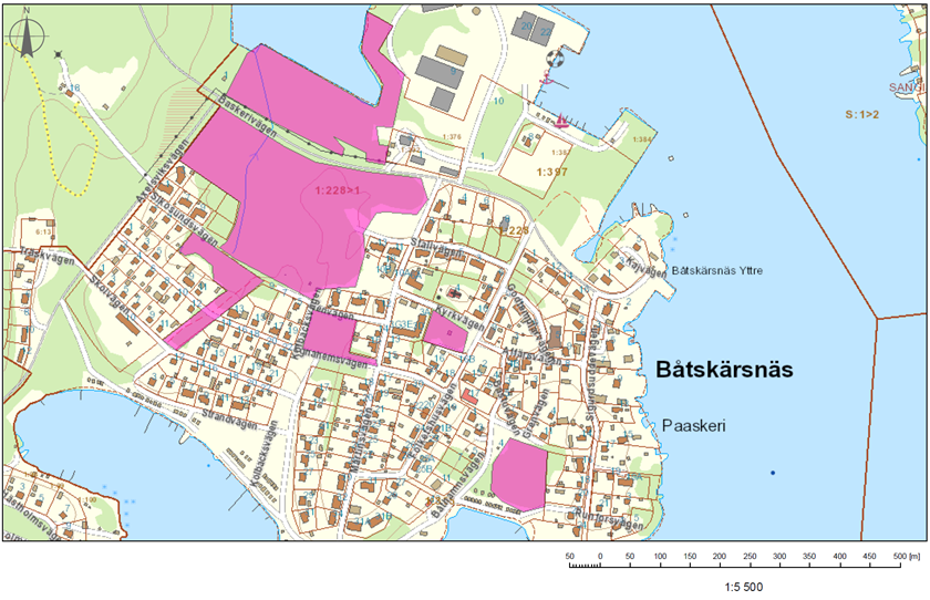 Rosamarkerade områden omfattas av åtgärderna.