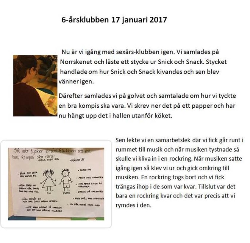 Bild 6-årsklubben