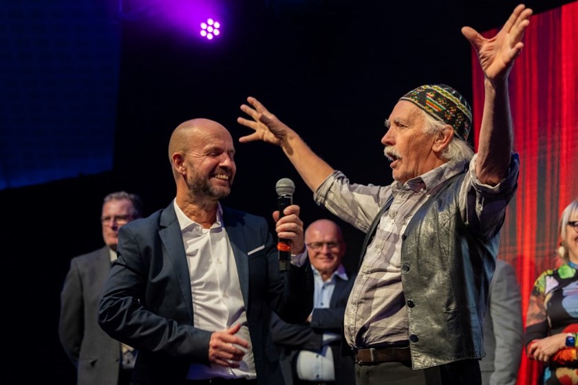 Kulturpersonligheten Kjell Morin fick årets Hederspris vid Föreningsgalan 2025.