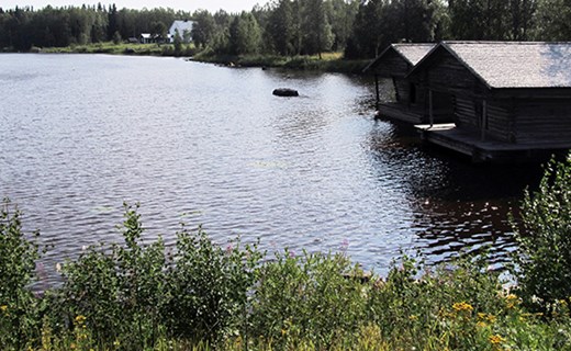 Ryssbälts sjöbodar. Foto: Viktor Nilsson.