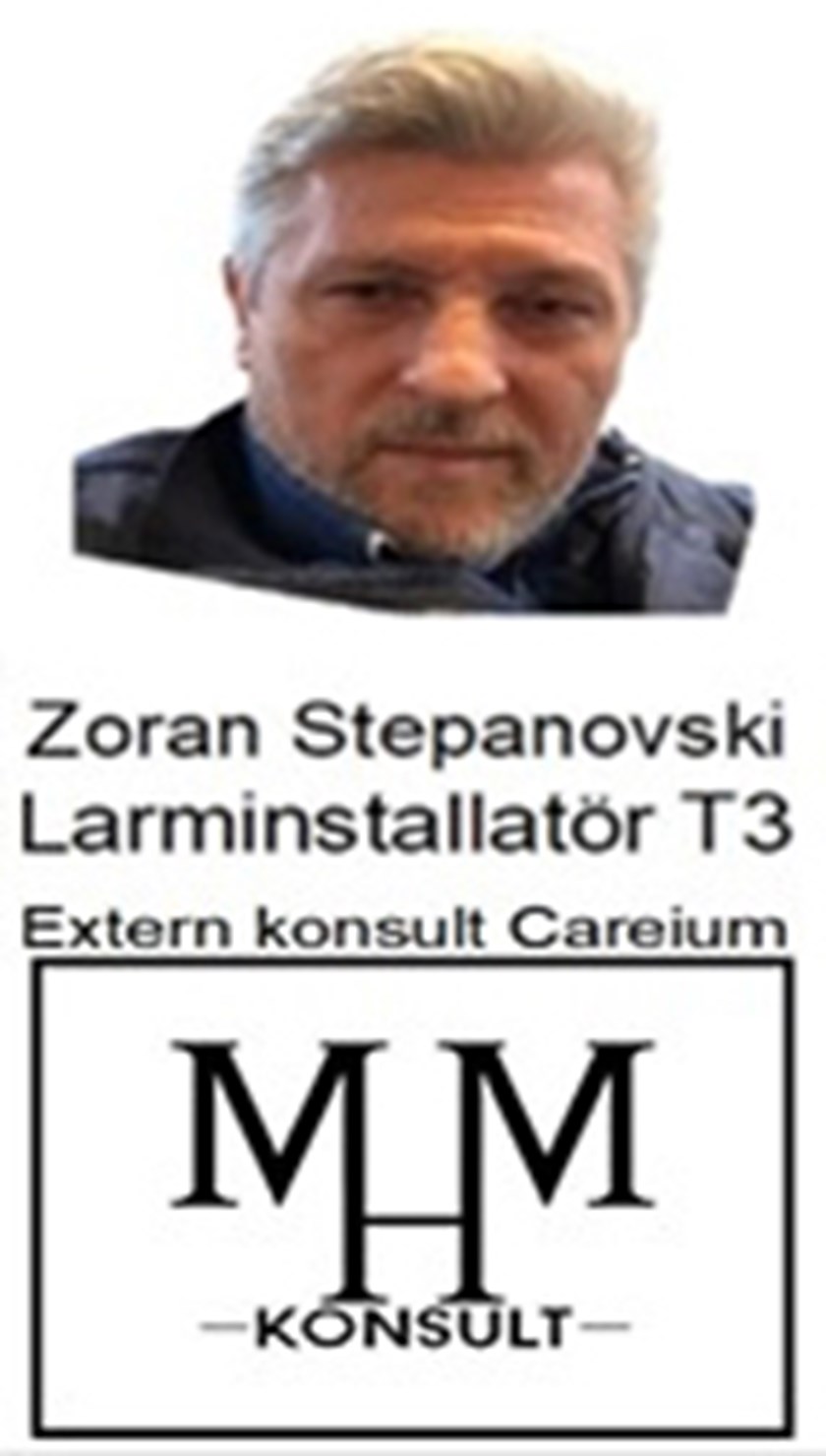 Zoran Stepanovski, Larminstallatör T1.