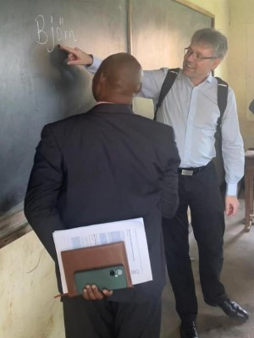 Björn Emmoth i Uganda.