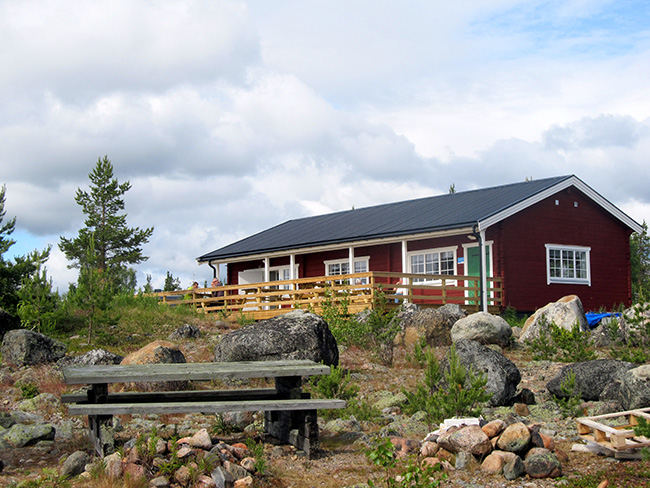 Eriköstugan i Karlsborg. Foto: Viktor Nilsson.