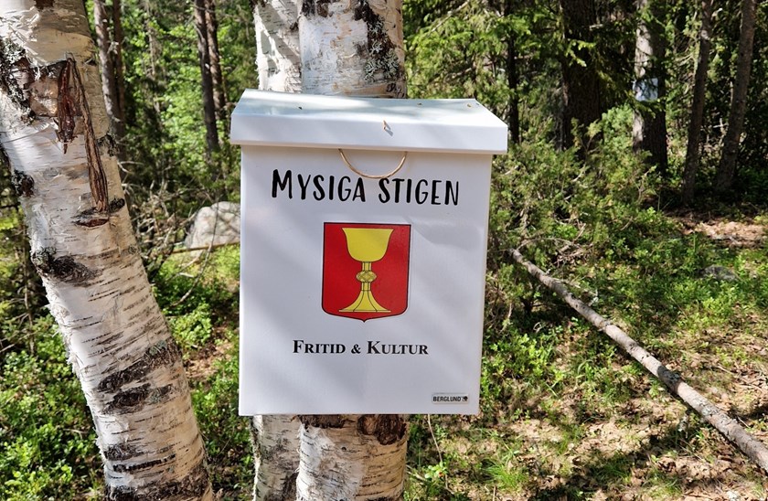 I Mysigastigens brevlåda finns tre böcker att läsa.